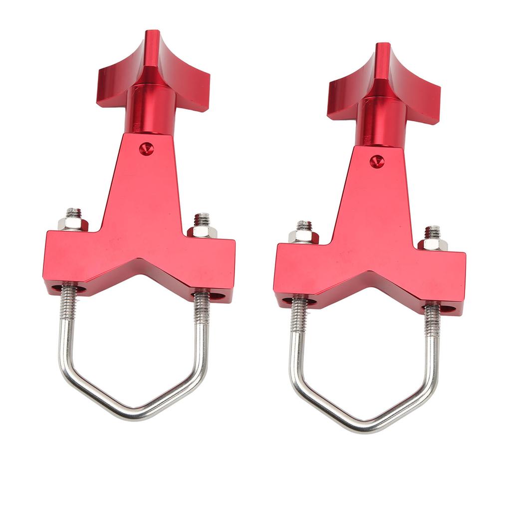 Lift Jack Mount 6061 Billet Aluminum Red Anodized Replacement for Polaris Rzr Offroad 1in To 2.5in Square Round Tubes