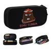 Custom Eshu Elegua Pencil Cases for Boy Girl Large Capacity Pen Box Bag School Accessories