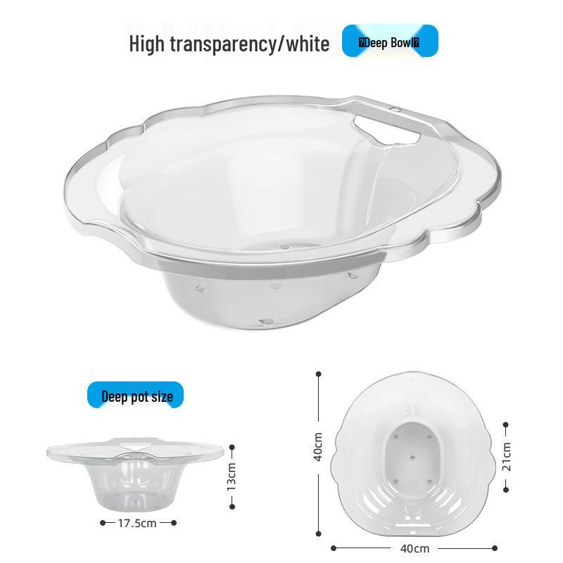 Poporodowa i dla osób starszych miska do mycia bidetowego na hemoroidy i do higieny