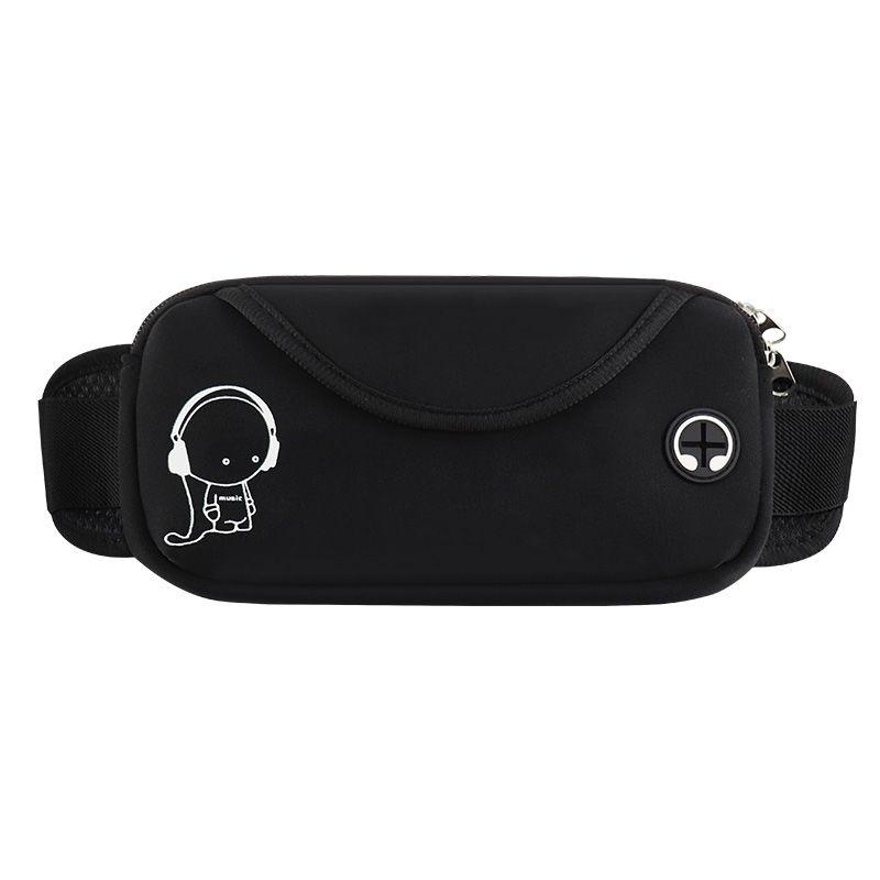 

New Sports Waist Bag Running Phone Pouch Outdoor Fitness Gear for Men and Women—Waterproof Sweat-Resistant and Highly Stretchable Waist Belt Bag чёрный