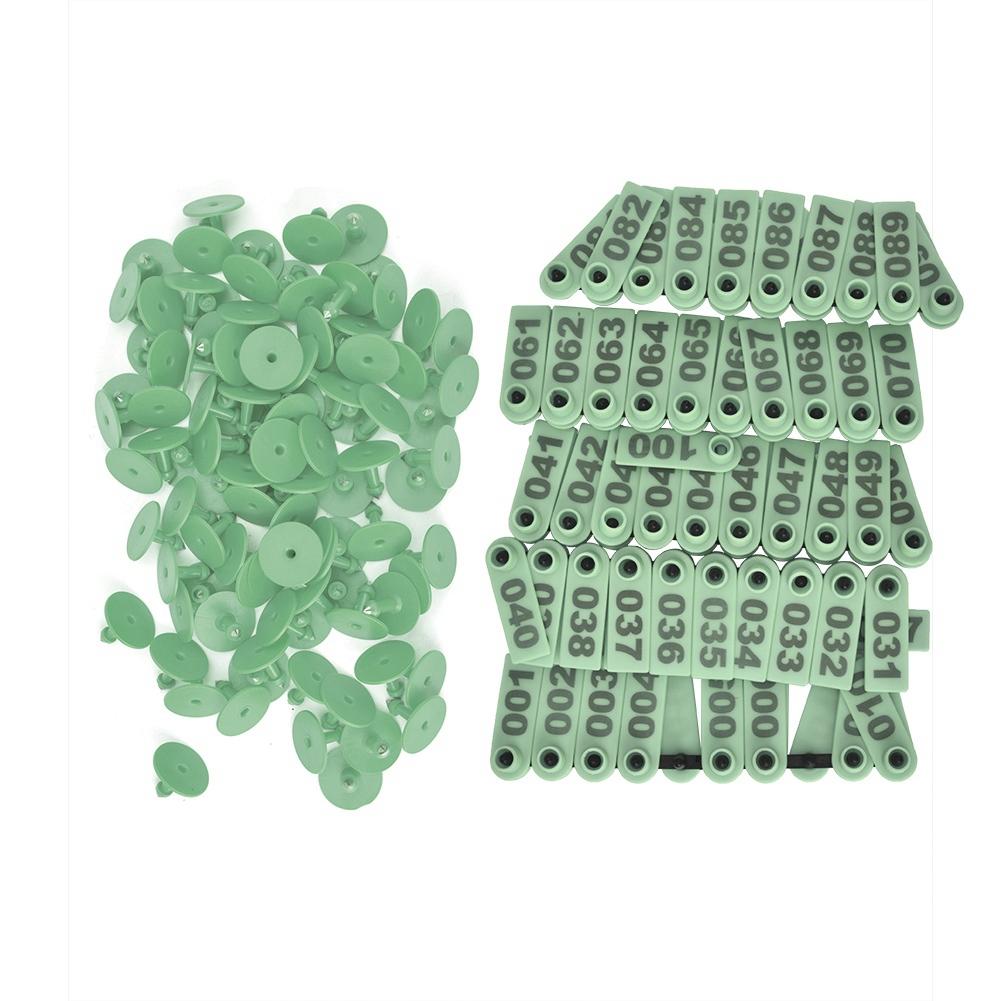 1-100 Number Plastic Livestock r Animal for Goat Sheep (Orange)