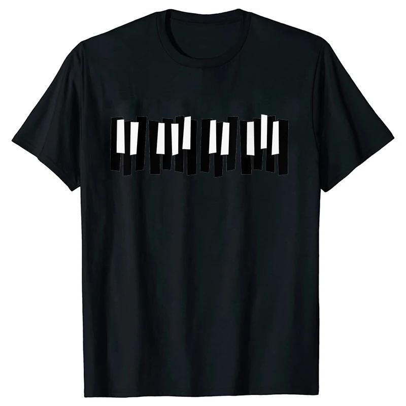 Make Music Graphic Print T-Shirt Women Girls Pianist Piano Teacher Tshirt Tops Female Summer Fashion Tee Shirt Femme Streetwear
