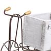 Flower Basket European Style Decoration Handmade Iron Wood Storage Box Unique Container for Wedding