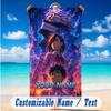 Beach Towel Custom Name Text, Quick Dry Large Towel For Beach HomeDandadan
