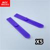 MOC Blocks Beach Ocean Palm Torso Pants Muscle Figure Ski Glasses Particles Assembled Construction Bricks Children's Playthings