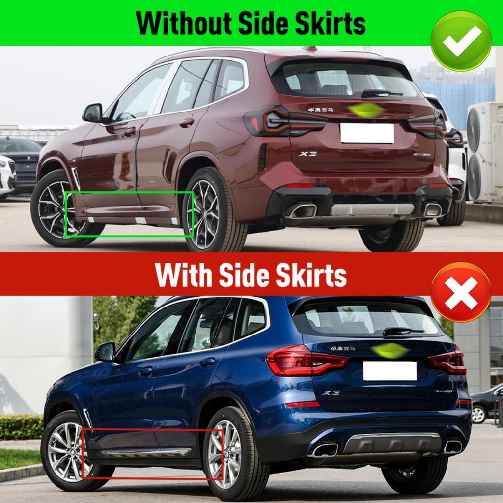 4PCS Car Mud flaps Splash Guards Mudguards Car Mud Flaps Compatible with BMW X4 M(Sport) 2019 2020 2021 2022 2023
