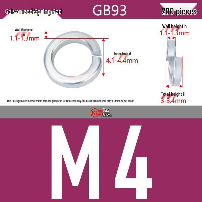 Galvanized Hex Nuts, Flat Washers, Spring Washers in M2-M48, Blue and White Zinc Coated