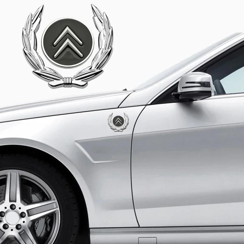 CCV2   1 Piece Emblem for Citroen C2 C4 Berlingo C1 DS3 Aircross Elysee C3 Picasso C5 Saxo Car Window Side Sticker Trunk Accessories