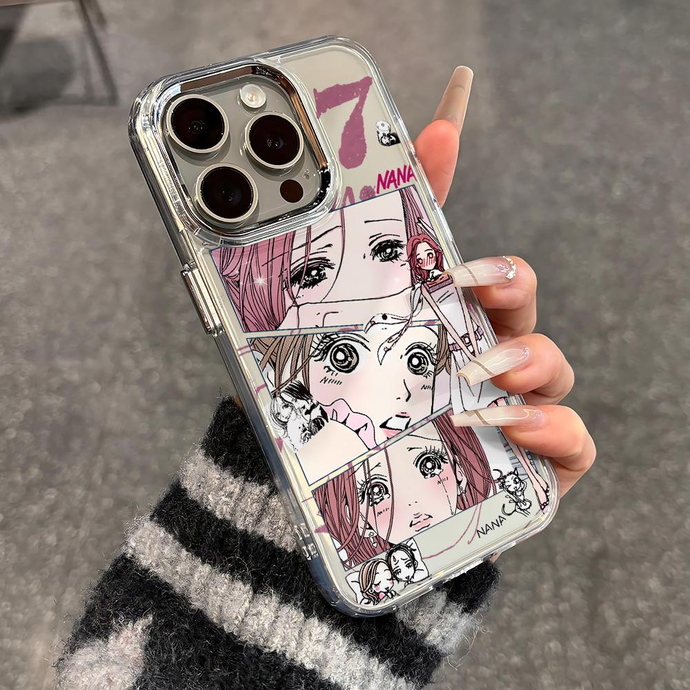 Phone Japan Anime Nanas Oosakis Case For IPhone 17 16e 16 15 14 13 12 11 Mini Pro Max X XR XSMAX 8 7 Air Plus Transparent Cover
