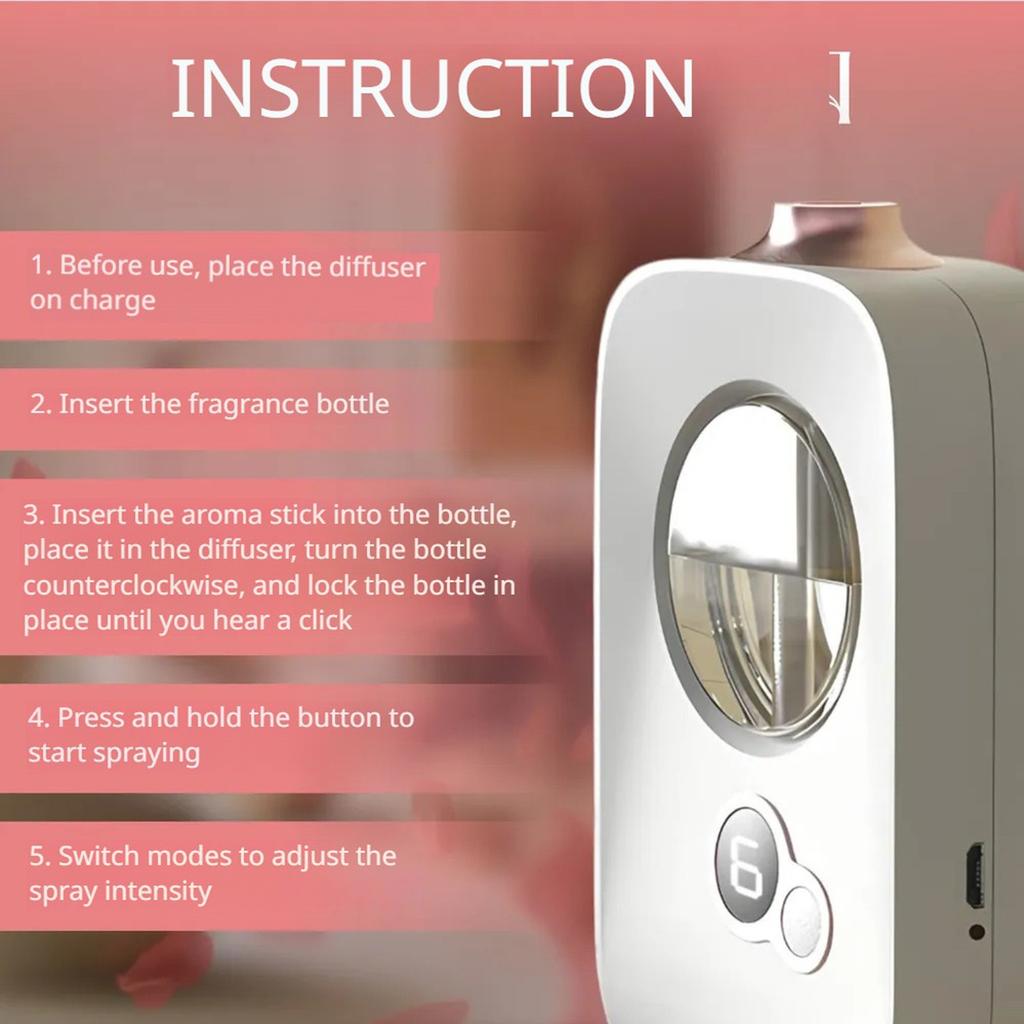 Intelligente Aromatherapie-Maschine Home Automatische Sprühmaschine Befeuchtung Haushaltserfrischer Toilettendeodorant Wiederaufladbare Modelle