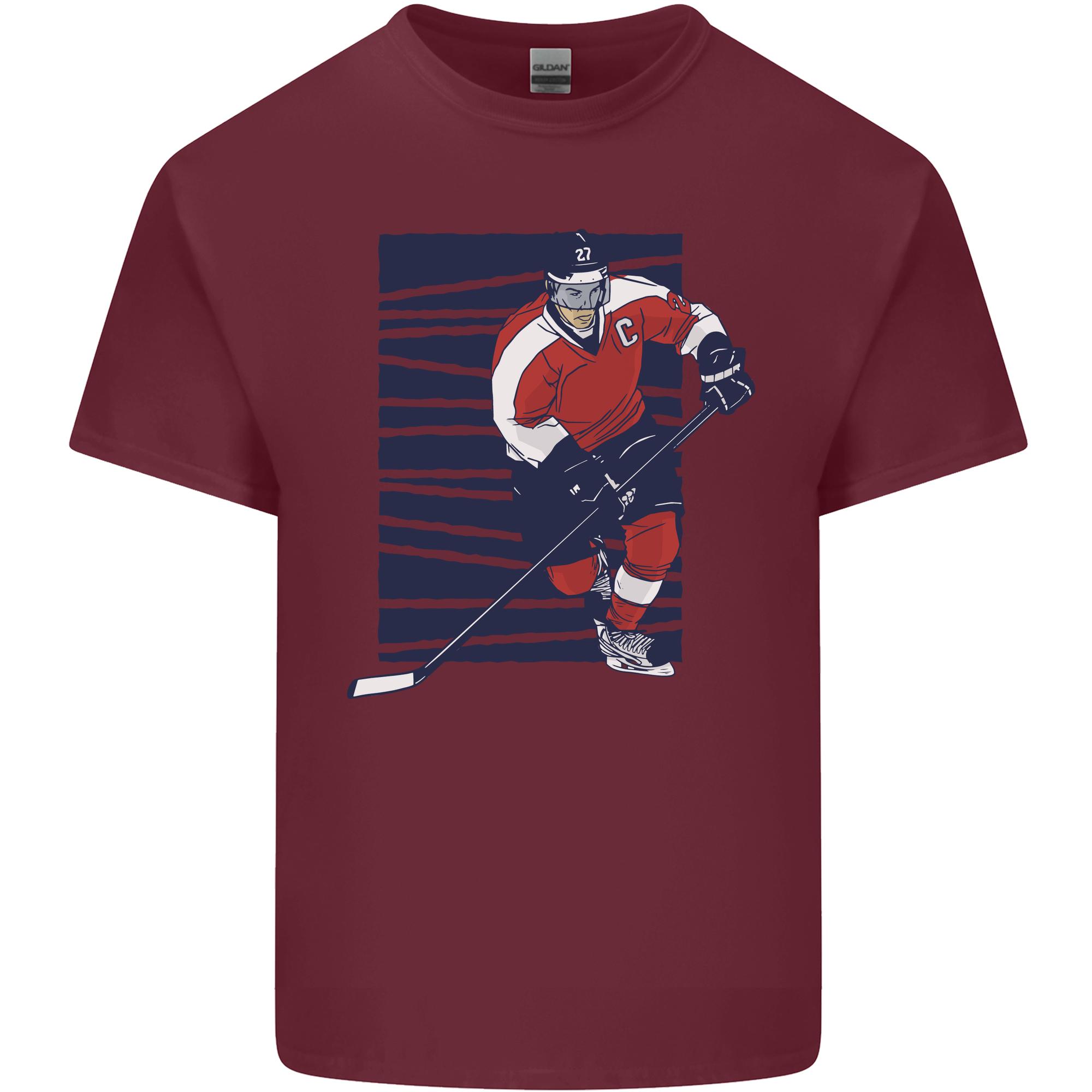 An Ice Hockey Player Unisexs Light Cotton TShirt S