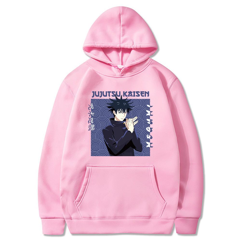 Jujutsu Kaisen Hoodies Graphic Vintage Oversized Hooded Sweatshirt Long Sleeves Soft Hoodie Men Women Clothes
