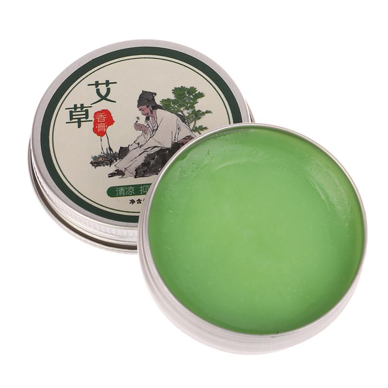30G Herbal Moxibustion Cream Moxa Ointment Mugwort Health Care Massage Oil Relief Arthritis Body Pain Prevent Mosquito Bites