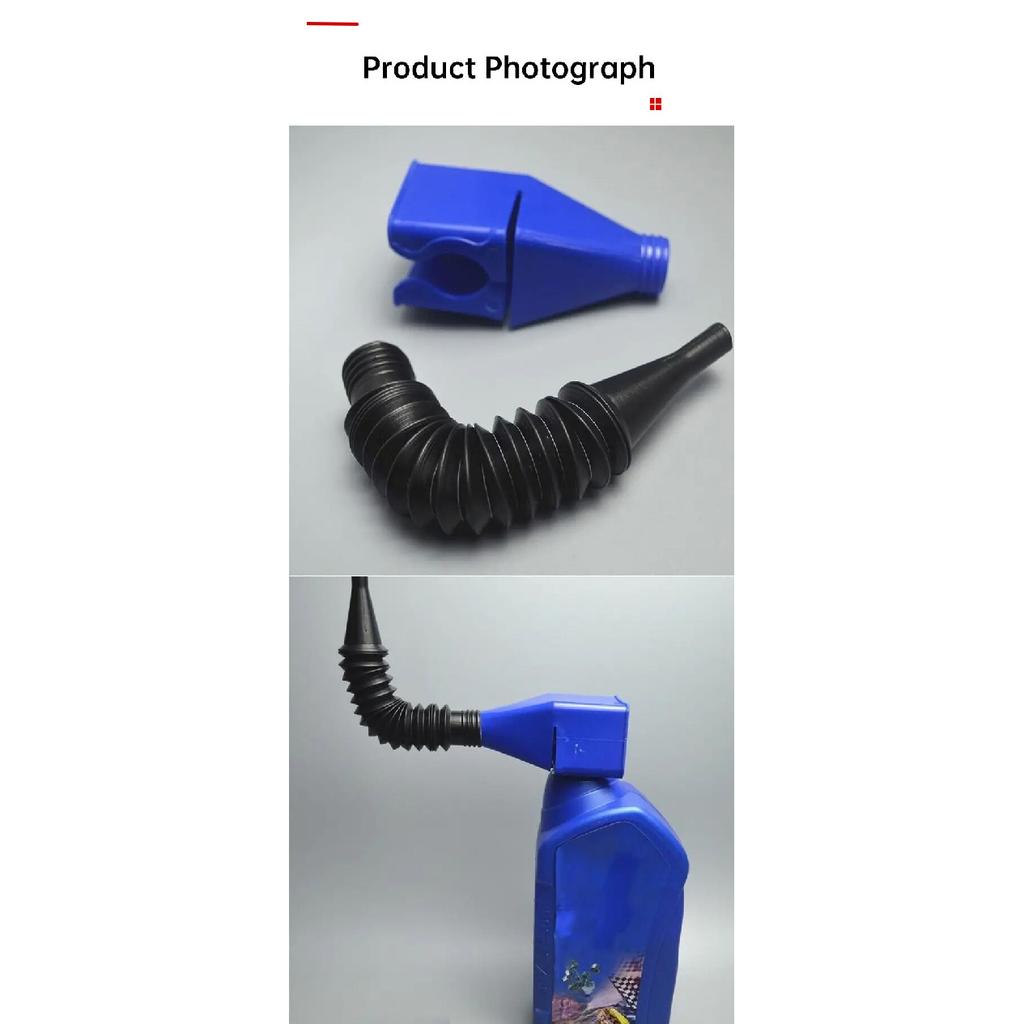Plastic Car Motorcycle Refueling Gasoline Engine Oil Funnel Filter Conveying Tool Oil Change Funnel Accessories Mass Air Flow 3