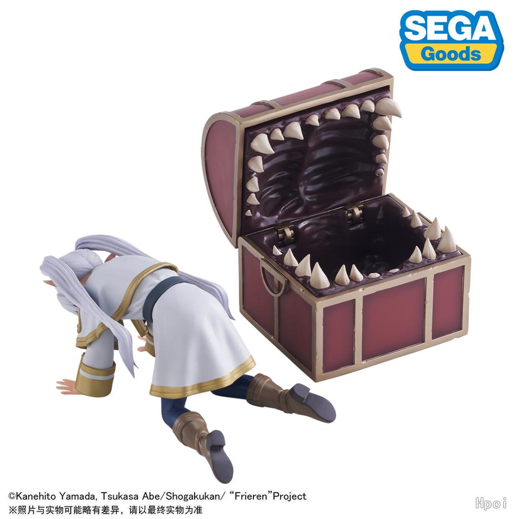 10CM Anime Sousou no Frieren Figur Frieren Møter Skattekiste-monsteret Kreativ Modell Leketøy Gave Dukke Actionfigur PVC