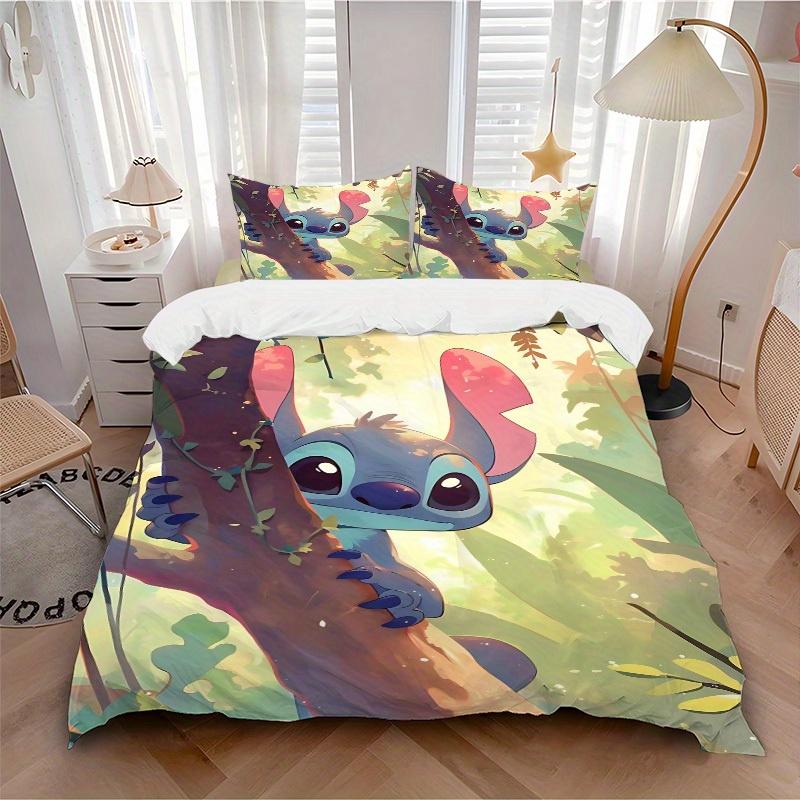 

3pcs Stitch Forest 1 Cover+2 Pillowcases, Pillow Inserts Not Included, Machine Washable, All-Season Use, Teen and Adult Rooms137 135x200cm