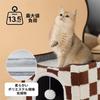 Lesure Cat Cat Cat with Toy Cute and Stylish Cat for Cats and Small Pet Supplies House, Bed, House, Square, Foldable, Space-Saving, Non-Slip, Ball,