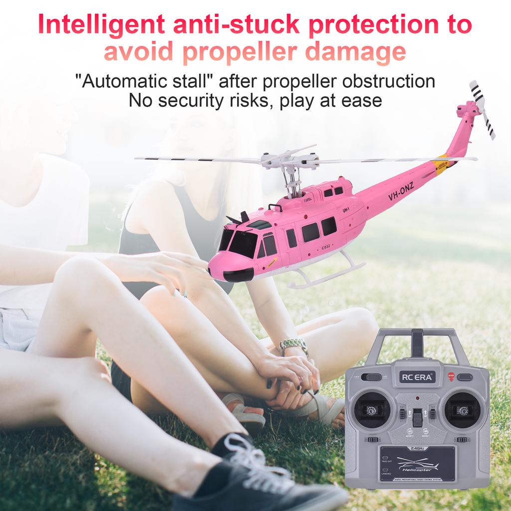 2.4G RC Helicopter, RC Drone, Brushless 6CH Single Propeller Aileronless Remote Control Helicopter with 6 axis Gyro