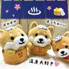 Traveling Mameshiba Mascot Cushion - Cute, Soft, and Fluffy Dog - Shiba Inu, Mameshiba, Soothing (Hot Spring Bucket Version)