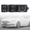 Driver Door Adjust Panel Power Window Switches 2015-2021, DG9T14540CB3JPL Window Lift Part with Visible Four Button Layout and Mirror Pad for Routine