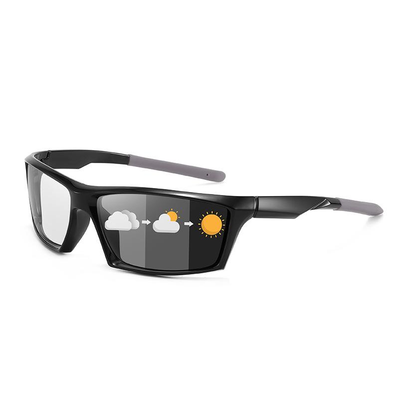 New Cross Border Polarized Sunglasses Outdoor Sports Cycling Glasses Driving Fishing Sunshade Color Changing