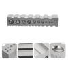 Strumento Essenziale per Scanalature di Braccialetti in Acciaio Versatile Strumento Blocco in Acciaio per Artigianato di Gioielli Incisione e Modellatura di Braccialetti