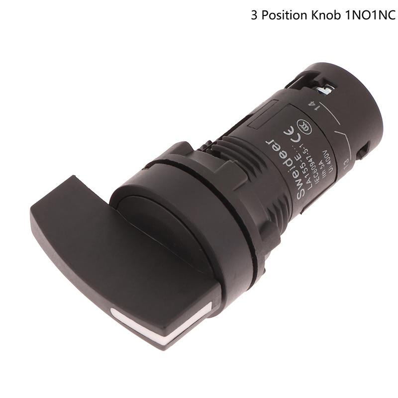 

22MM Key Knob Switch 1NO1NC 2/3 Position Self Locking Select Rotary Power Button Lock Switch Power Conversion Switch 10A ON OFF
