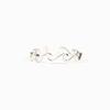 S925 Sterling Silver Sea Wave Luxury Ring - Women's High-End Fashion, European and American Style, Index Finger Design