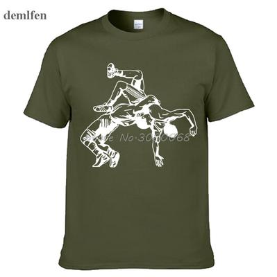 Funny Printed Men T Shirt Newest Wrestling Muay Thai T Shirt Casual O Neck Short Sleeve