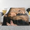 Lainey Wilson - Country's Cool Again Portrait Blankets Soft Warm Flannel Throw Blanket Bedding for Bed Room Picnic Travel Couch