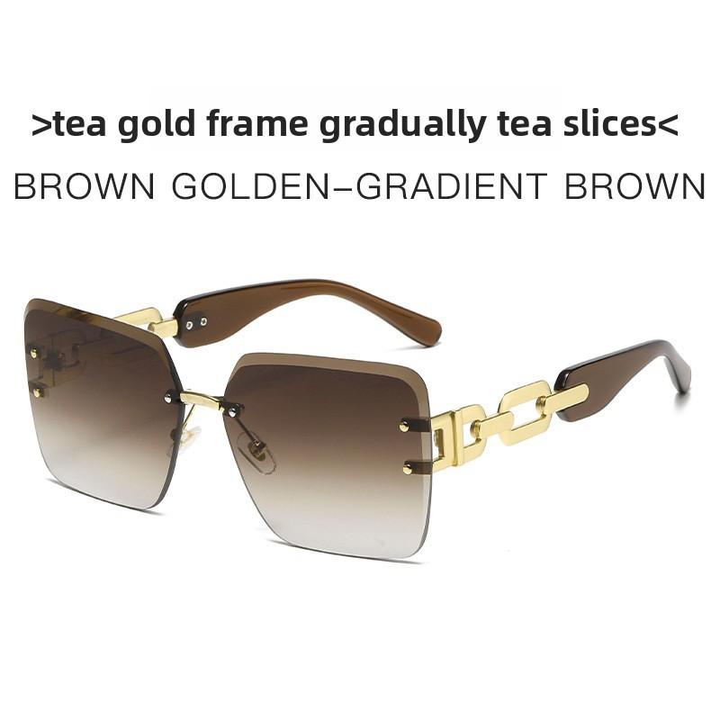Modern Geometric Designer Sunglasses With Pc Lenses For Outdoor And Parties