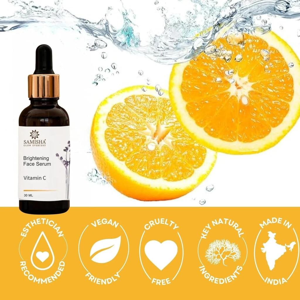 Samisha Vitamin C Face Serum for Face Glowing &Whitening for Pigmentation 30 ml