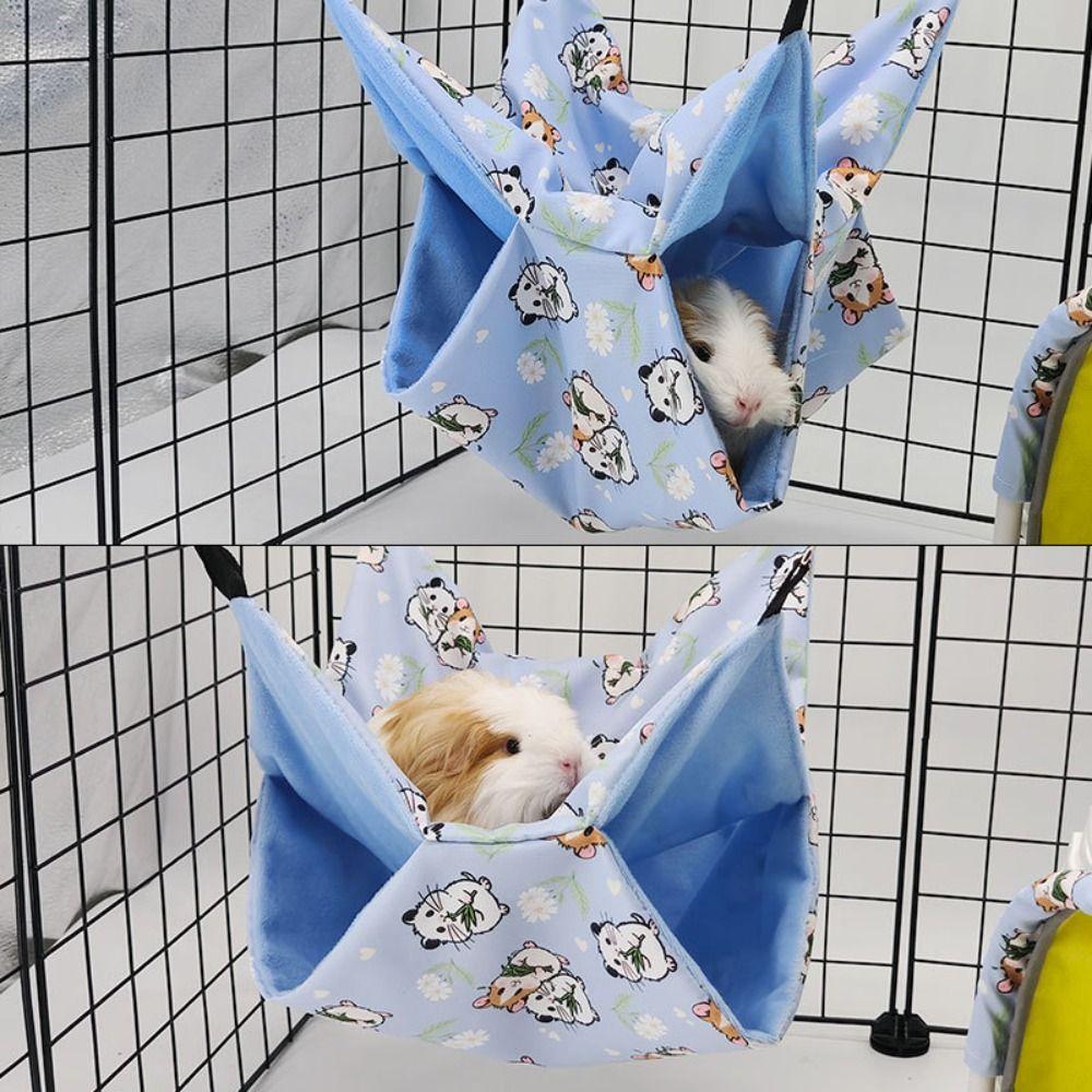 Pet Cage Accessories Guinea Pig Hanging Hammock Small Animals Sleeping Pouch for Small Animals