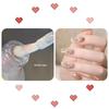 Wine Red Glitter Peel-Off Nail Polish - Long-Lasting Shiny Crystal Burst, 2026 New Internet Celebrity Favorite