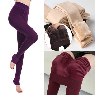 Warme Leggings, Übergröße, mit Samt, Winterhose, lässige Leggings, Damen, sexy Leggings