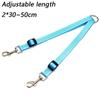 Laisse pour chien double coupleur double deux en un en nylon solide en forme de V réglable laisse pour chien de compagnie colorée deux voies 2 chiens laisse pour animal de compagnie