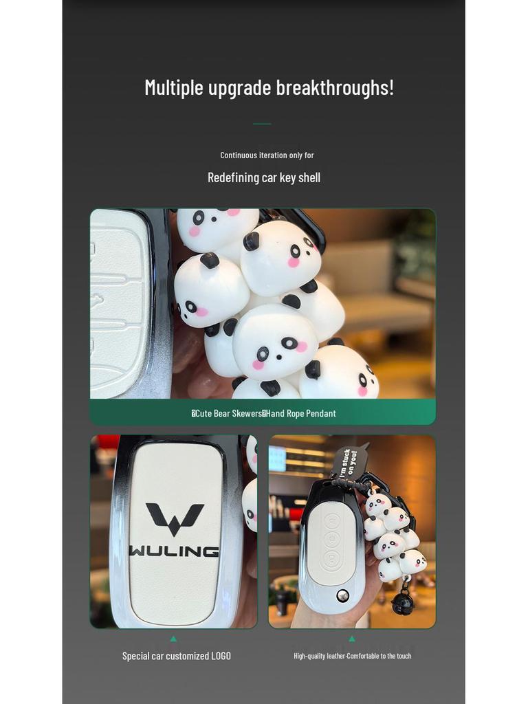 Wuling Hongguang MiniEV Macaron Key Case - Mini GAMEBOY GB Car Shell for Women