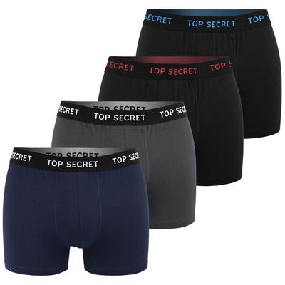 Cuecas Boxer de Algodão para Homem 4 Unidades