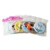 Korean Style Cute Mini Makeup Mirror - Portable, Small Round Cartoon Tinplate Design