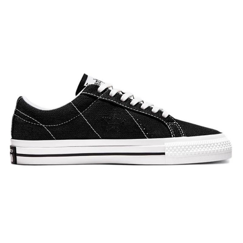 Stussy x Converse One Star Comfortable and versatile Non-slip durable Low-top Unisex Black and White