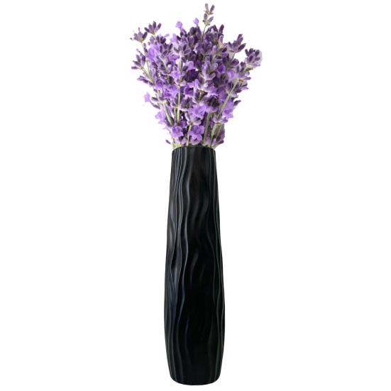 Large Floor Vase Tall Decorative Vase Textured Shatterproof Floor Standing Vase for Home Living Room Study Decor