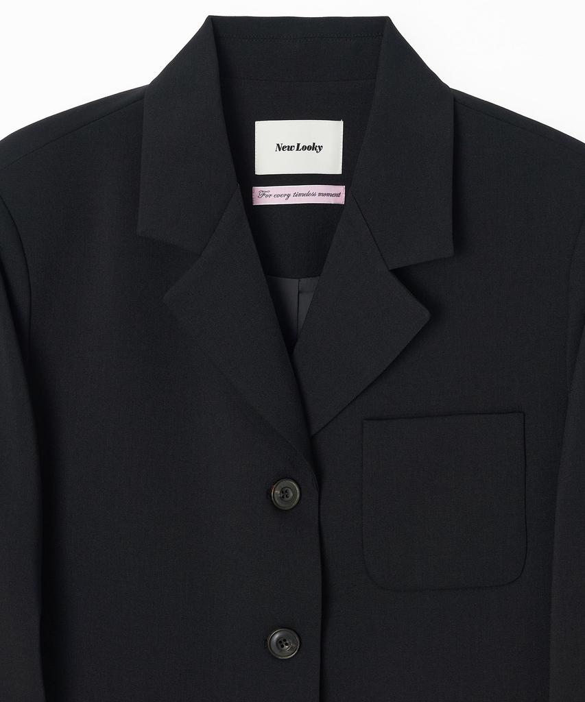 New Looky Basic Fit Jacket_Black