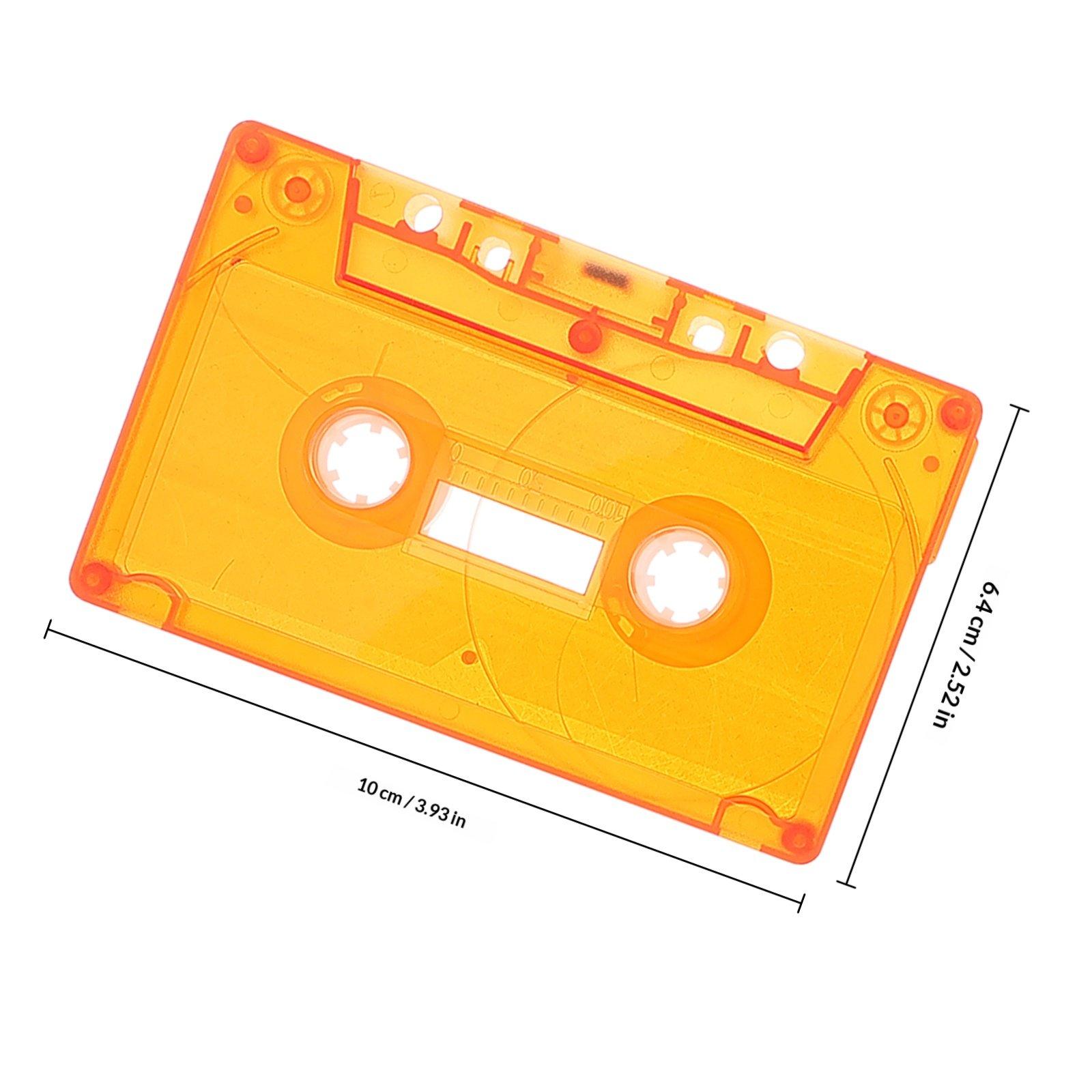 

3Pcs Blank Cassette Tape Decor Retro Wall Art DIY Craft Supplies Party Favor Nostalgia Theme Colorful Cassette Tape Decoration