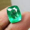 Natürlicher KOLUMBIANISCHER Smaragd Kissen-Schliff 8,25 Karat ZERTIFIZIERT Grüner loser Edelstein. 1MQ-E10..