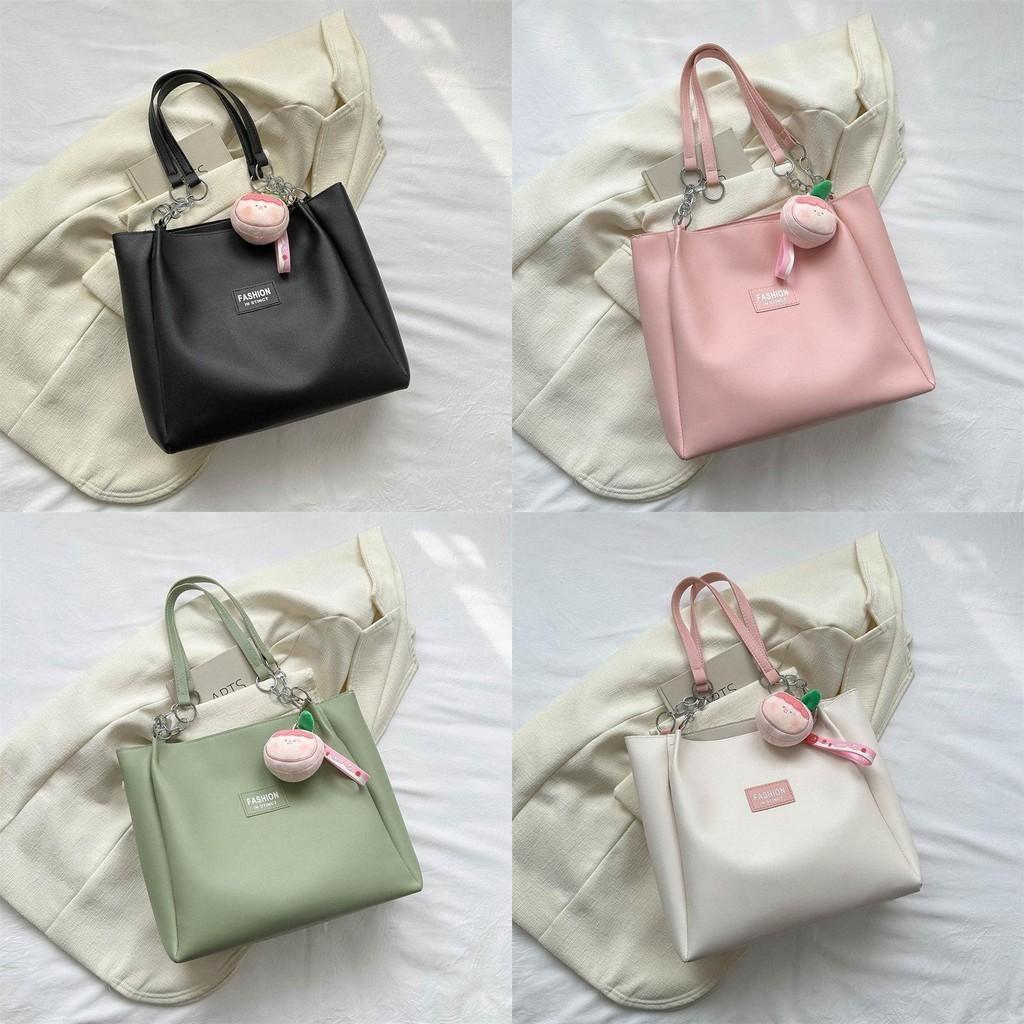 Stylish Pu Leather Tote Bag For Women With Phone Pocket And Zipper Closure