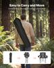 VEVOR Oversized Camping Chairs, 204 kg Heavy Duty Support, Portable Folding Camp Chairs with Padded Backrest & Armrests