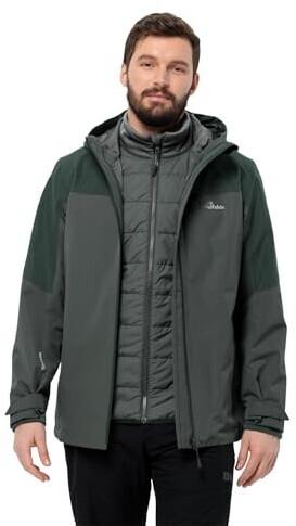 Куртка Jack Wolfskin Glaabach 3in1 Jkt M сланцево-зеленая