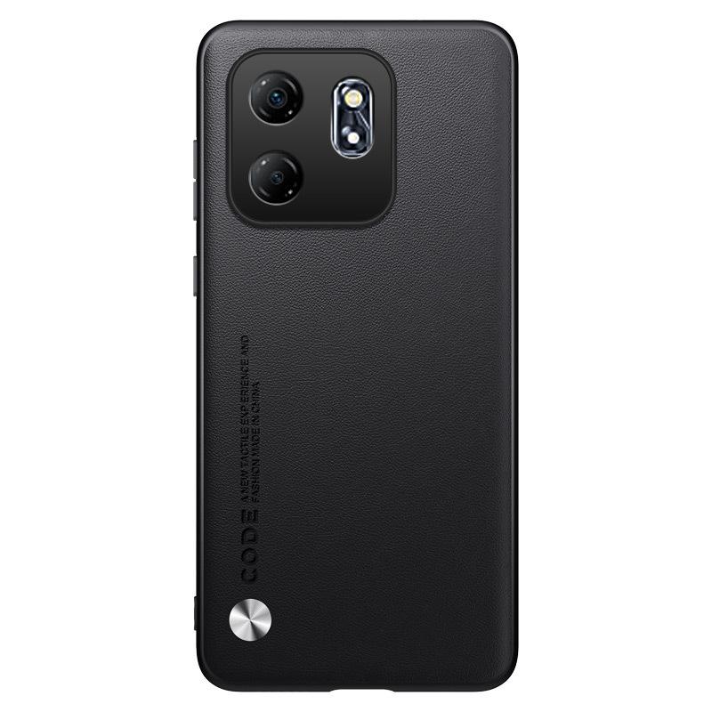 Applicable to Transsion Infinix HOT60Pro plain leather mobile phone case note50Pro anti-drop protective case