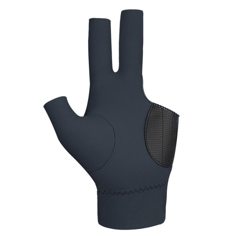 Unisex Three-Finger Billiards Gloves: Lightweight, Breathable, Elastic, Non-Slip Design; Exposed Fingers; Hand Protection for Pool.