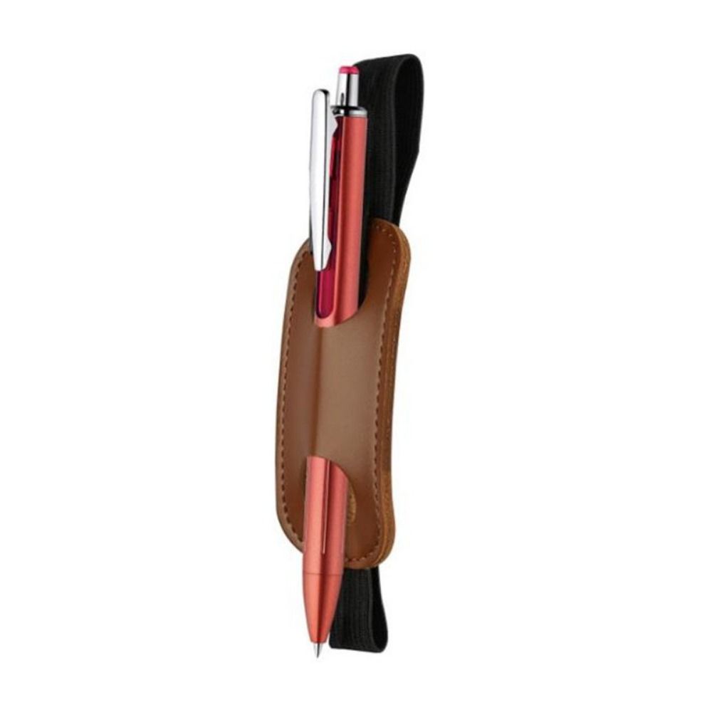 6Pcs Portable Elastic Band Pen Holder Adjustable  Straps Pen Clip for Notebook  School